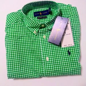 NEW RALPH LAUREN SHORT SLEEVE  BOYS SIZE 6